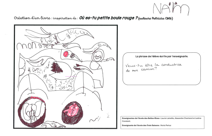 Où es-tu petite boule rouge?