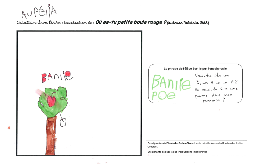 Où es-tu petite boule rouge?