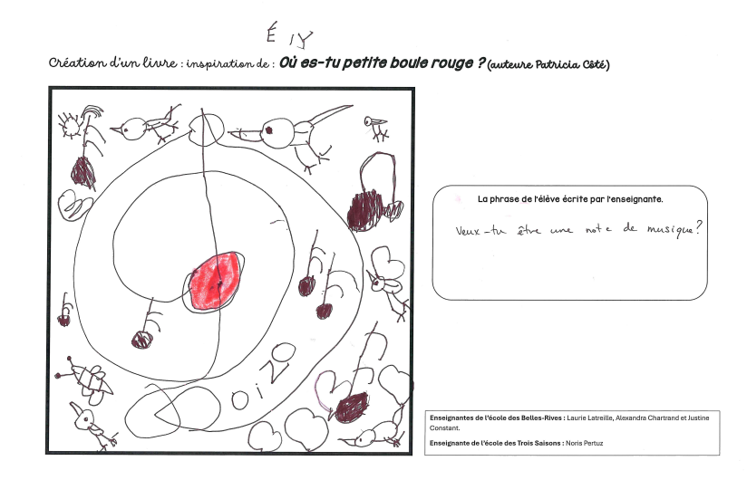 Où es-tu petite boule rouge?