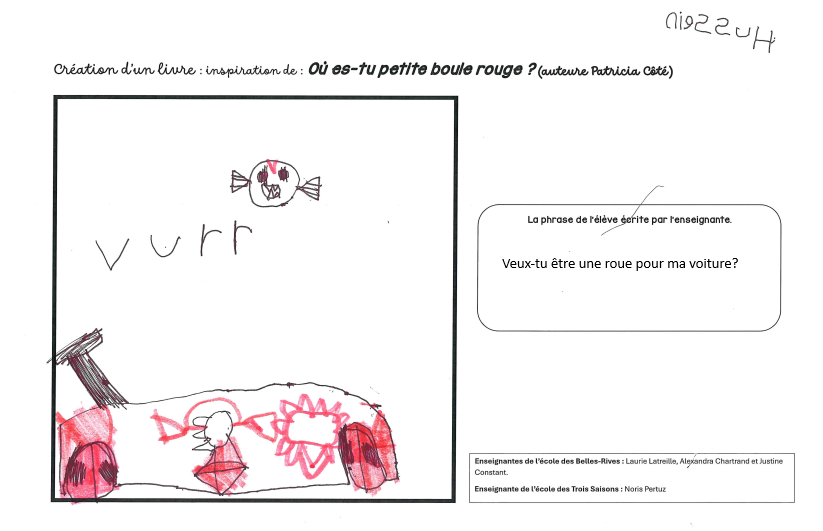 Où es-tu petite boule rouge?