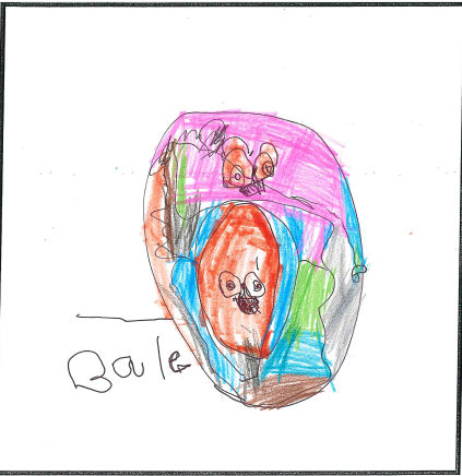 À la manière de Où es-tu petite boule rouge
