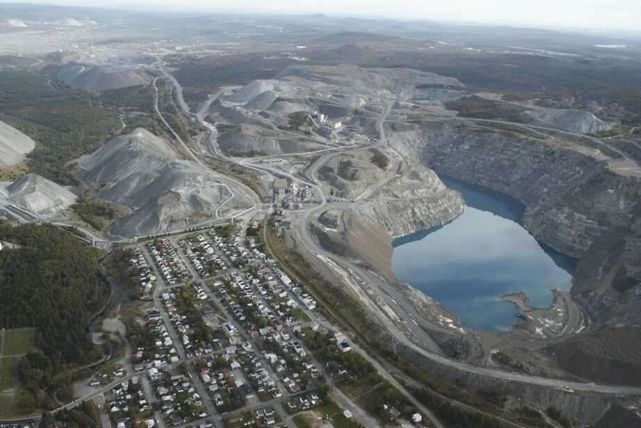 les mines d&rsquo;amiante de Thetford mines